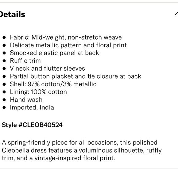 Cleobella Cherie Ankle dress in Zinnia Print - Picture 7 of 7